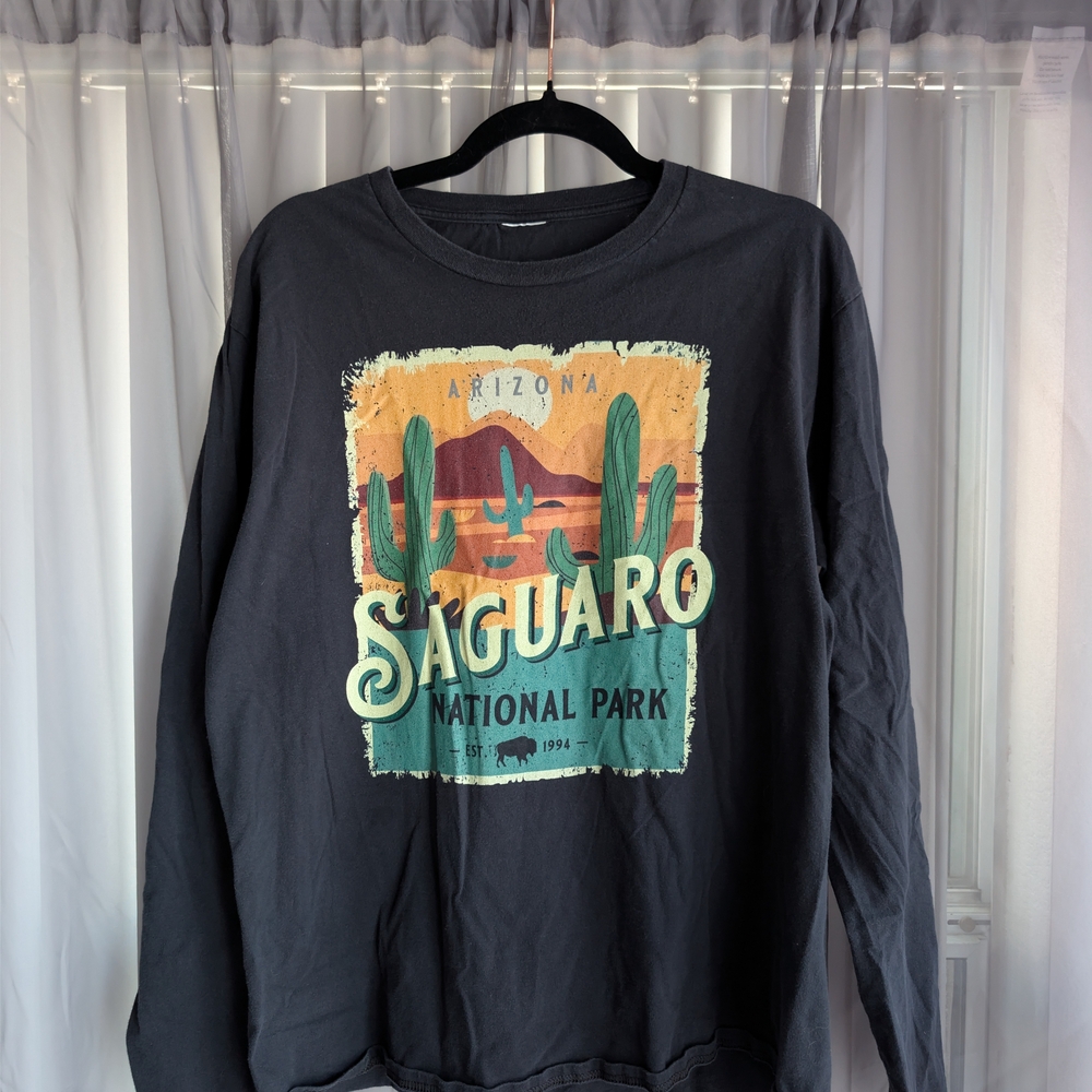 Arizona Saguaro National Park Graphic Long Sleeve Shirt